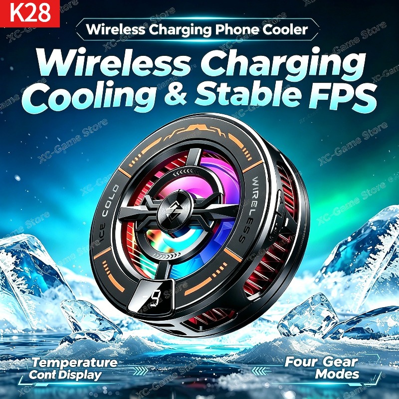 Gaming Accessories Phone - K28 Pendingin Ponsel Semikonduktor Magnetik dengan