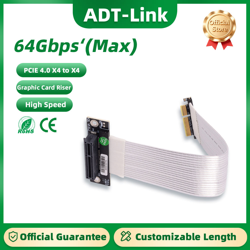 Pcie Extension Cable - ADT-Link K22SL-TL PCIE 4.0 X4 Ke