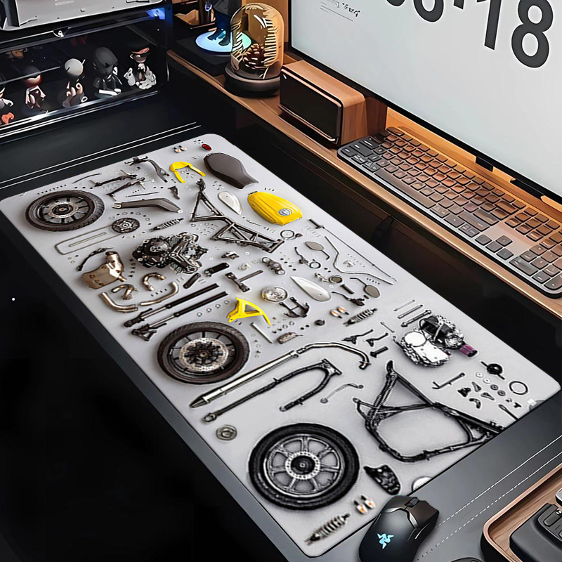 Gaming Accessories Laptop - Diagram Pembongkaran Alas Mouse Karet Alas