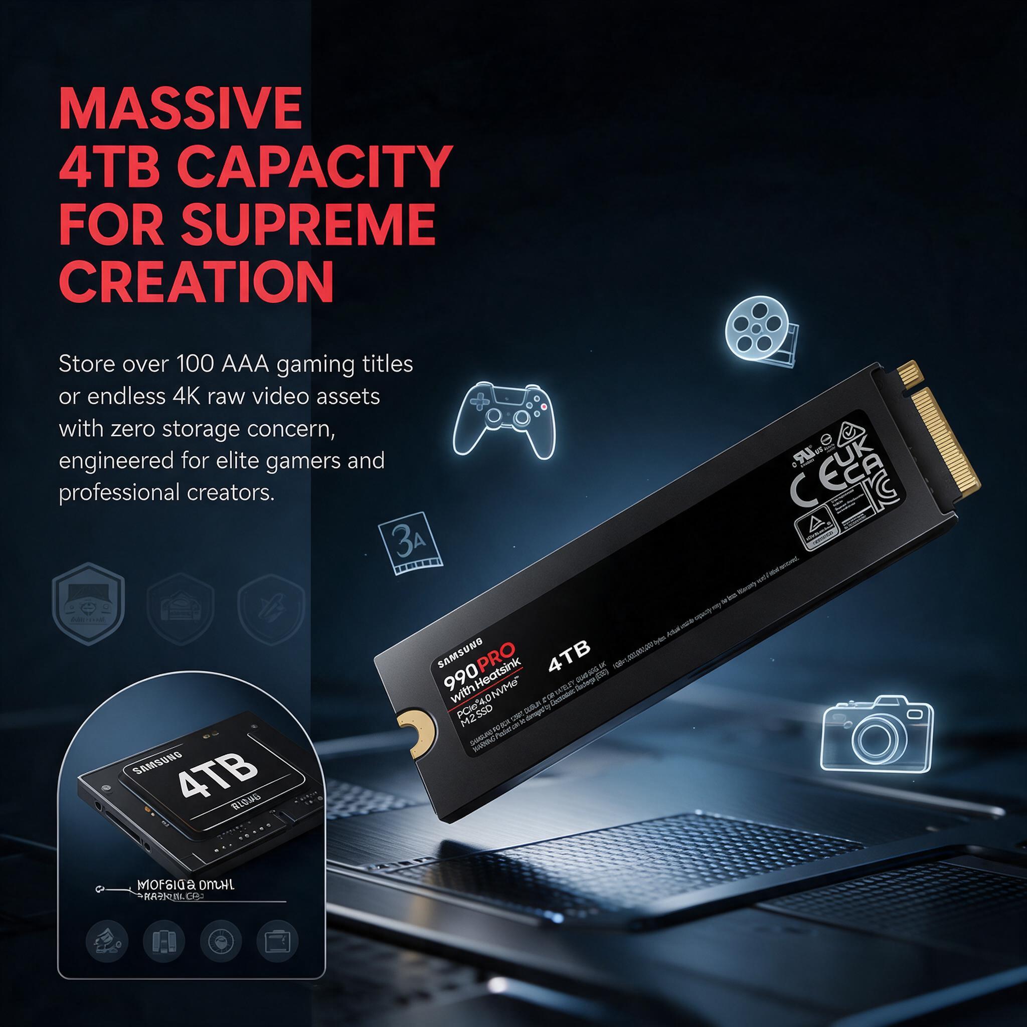 SAMSUNG 990 PRO dengan Heatsin - Samsung Ssd 990 Pro ulasan dan harga