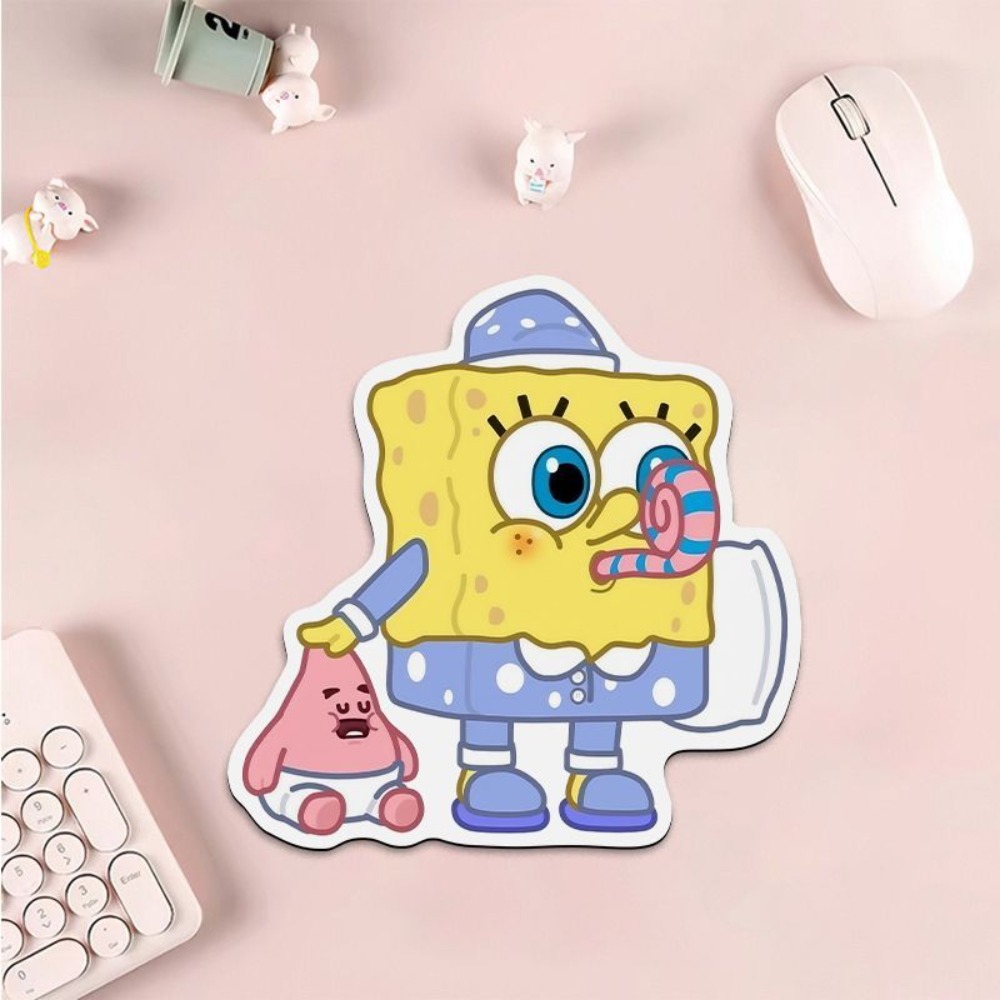 Alas Mouse Bentuk SpongeBob ya - Gaming Accessories Girly ulasan dan harga