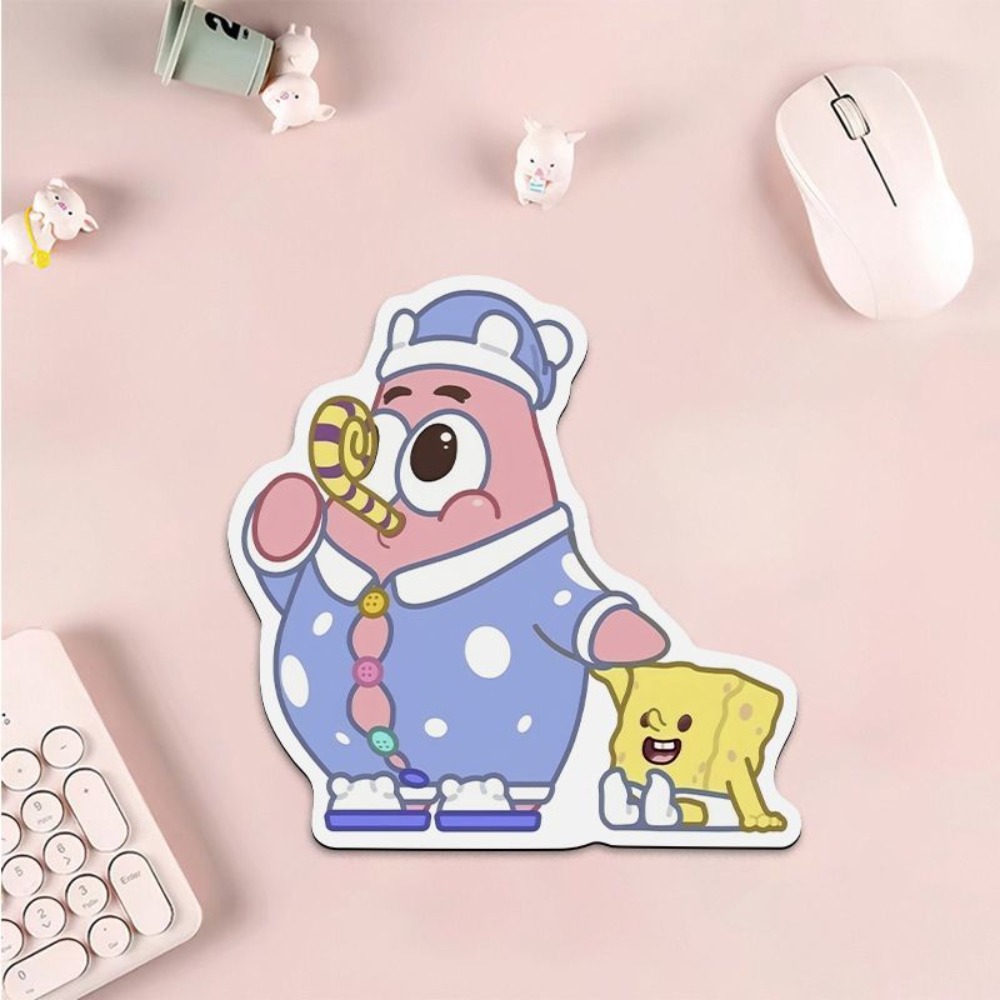 Alas Mouse Bentuk SpongeBob ya - Gaming Accessories Girly ulasan dan harga