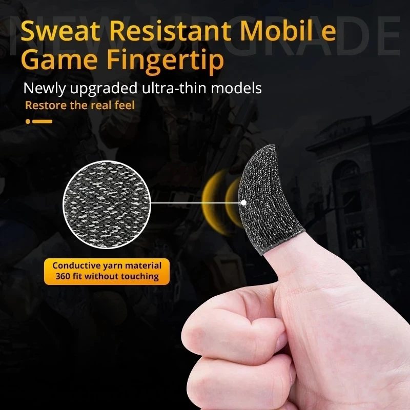 Sarung jari bermain game anti- - Gaming Accessories Phone ulasan dan harga
