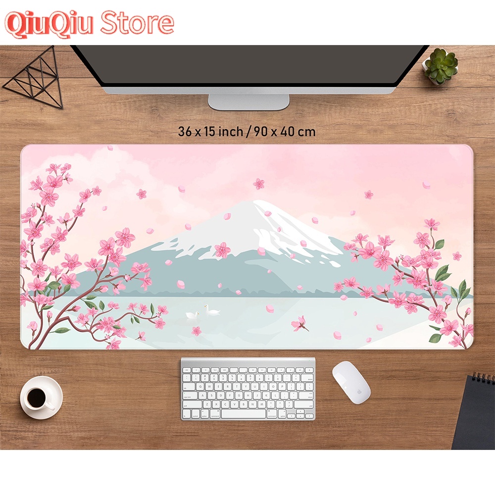 Alas Meja Sakura Merah Muda Je - Gaming Accessories Girly ulasan dan harga