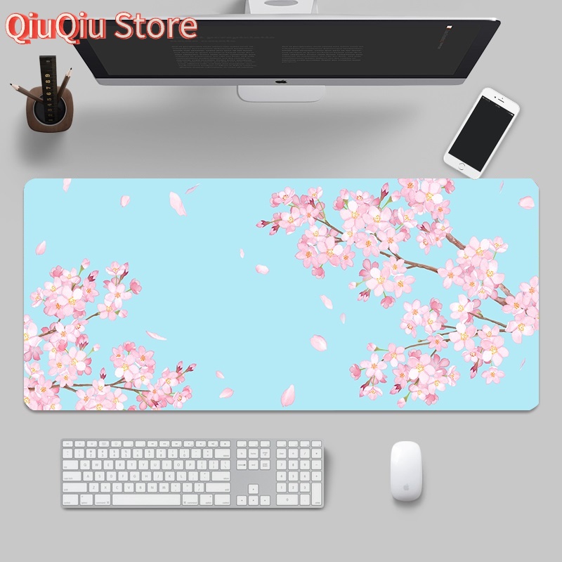 Alas Meja Sakura Merah Muda Je - Gaming Accessories Girly ulasan dan harga